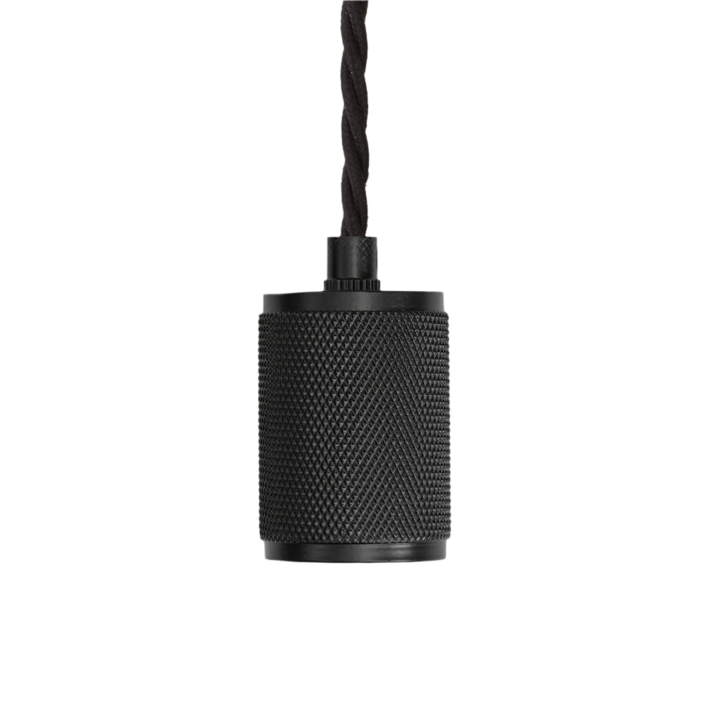 Knurled Edison Pendant Light - 1 Wire
