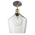 Brooklyn Glass Schoolhouse Flush Mount - 10 Inch