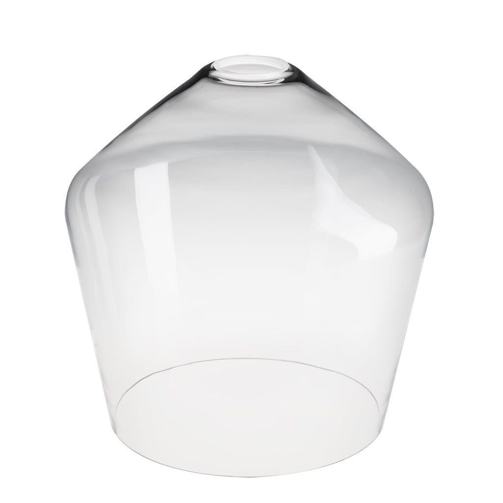 Brooklyn Glass Schoolhouse Pendant Light - 10 Inch