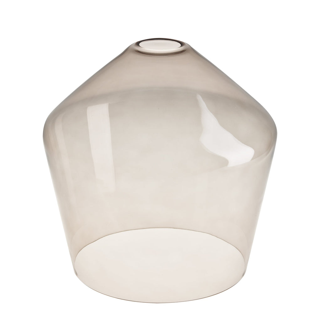 Knurled Glass Schoolhouse Pendant - 10 Inch