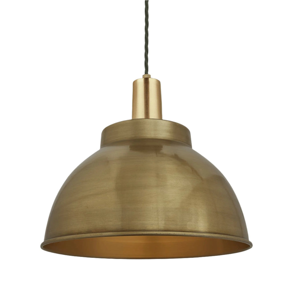 Sleek Dome Pendant - 13 Inch