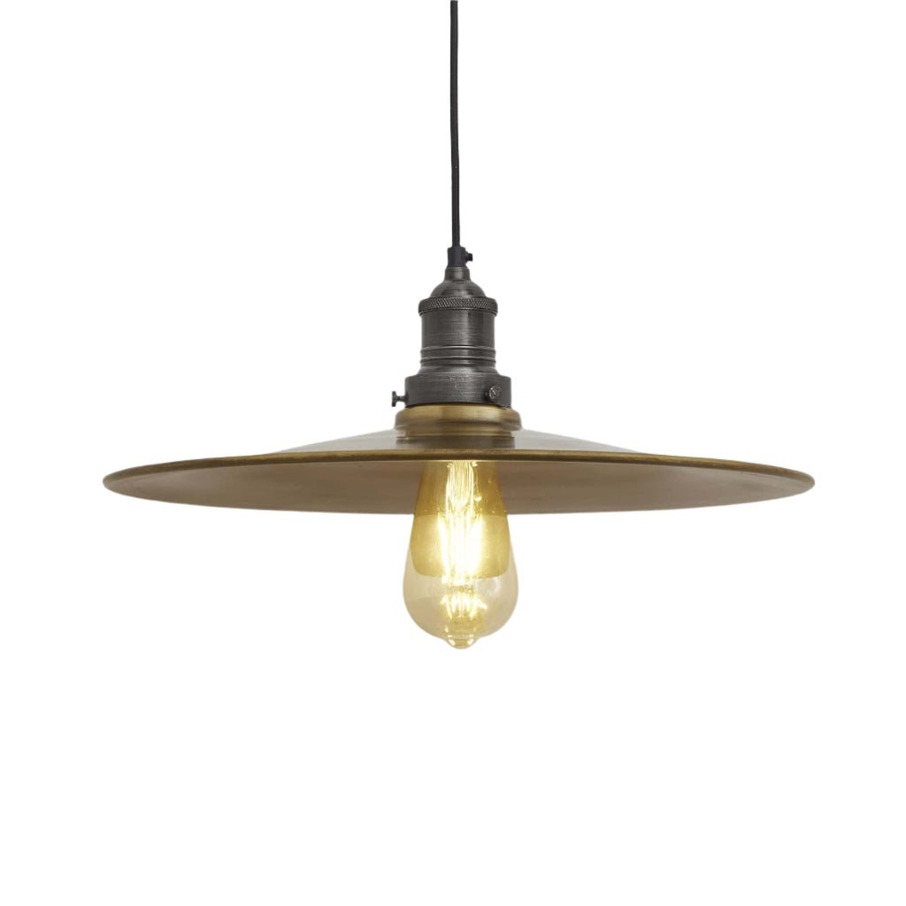 Brooklyn Flat Pendant Light - 15 Inch