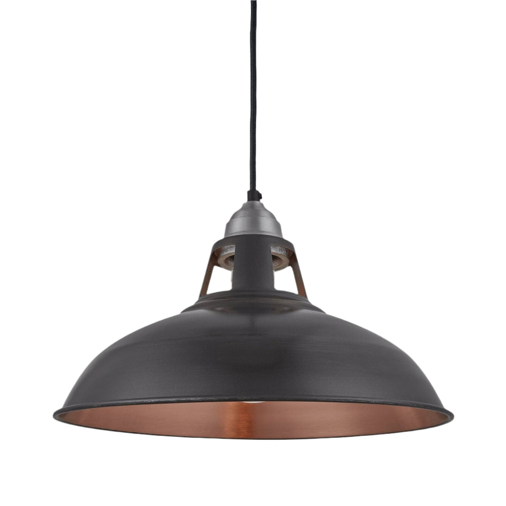 Old Factory Slotted Pendant - 15 Inch