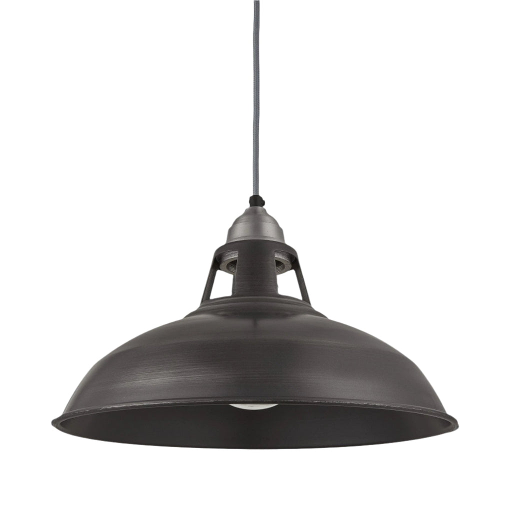 Old Factory Slotted Pendant - 15 Inch