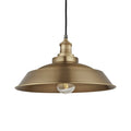 Brooklyn Outdoor & Bathroom Brass Step Pendant - 16 Inch - Brass Holder