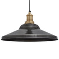 Brooklyn Giant Step Pendant - 18 Inch - Pewter