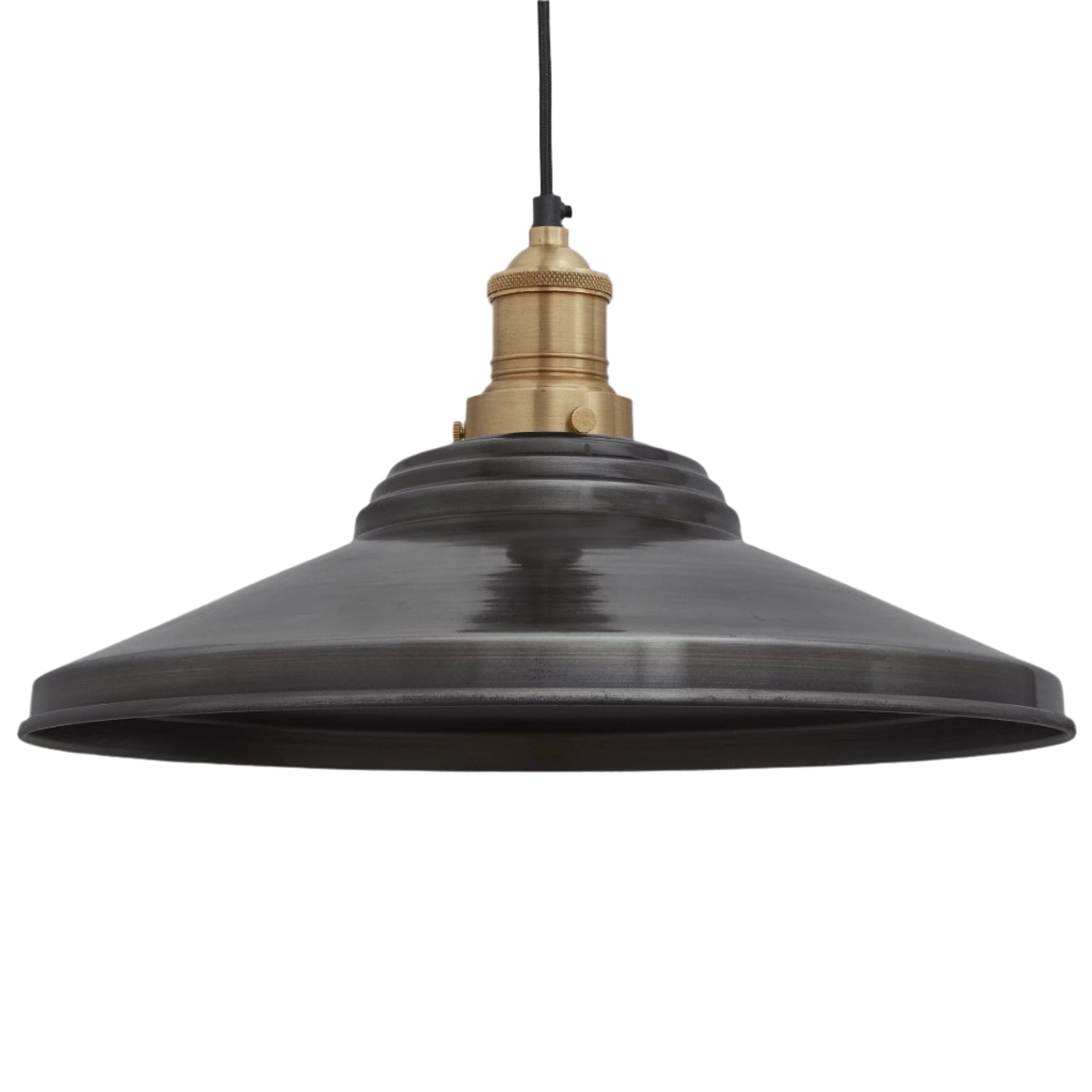 Brooklyn Giant Step Pendant - 18 Inch - Pewter