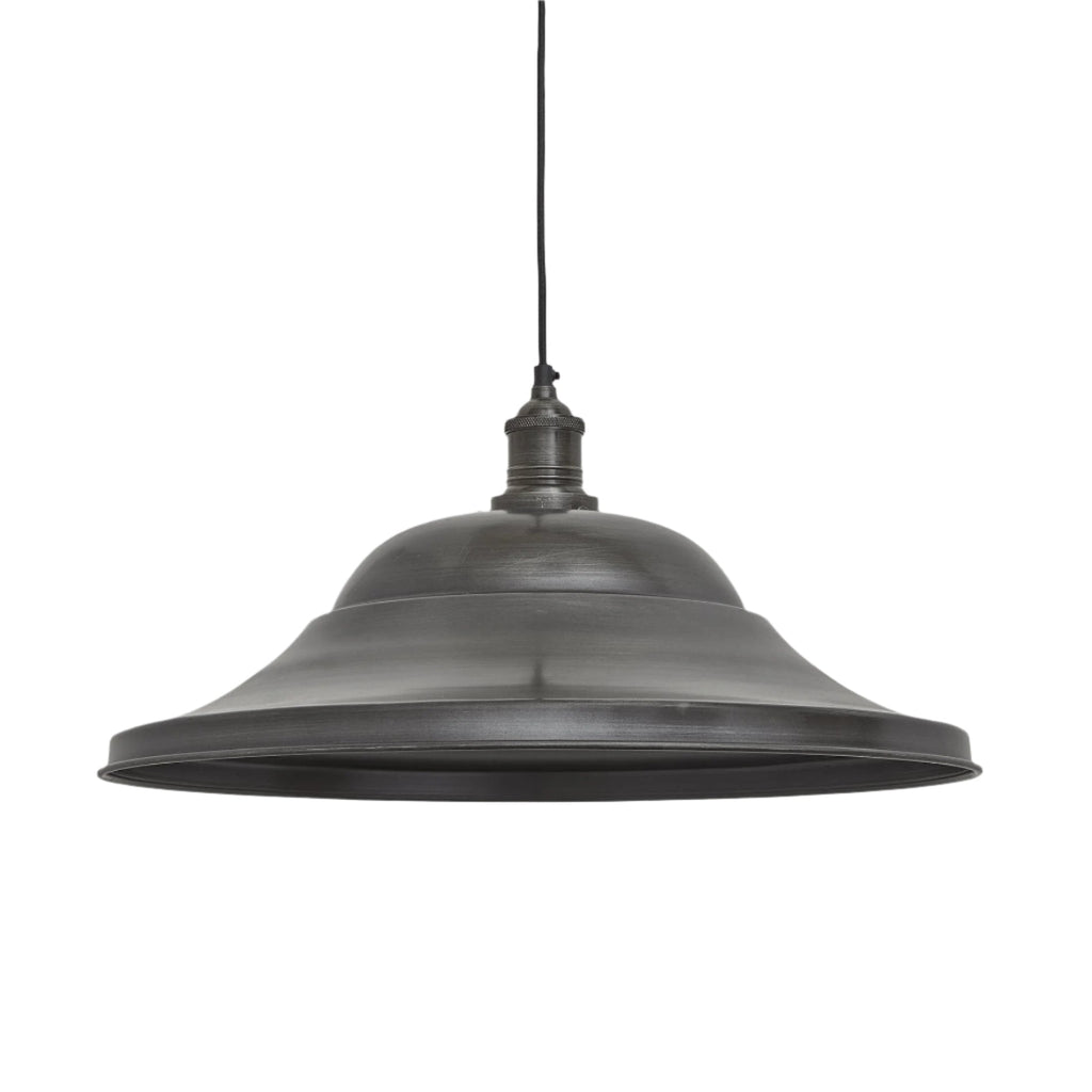 Brooklyn Giant Hat Pendant - 21 Inch - Pewter