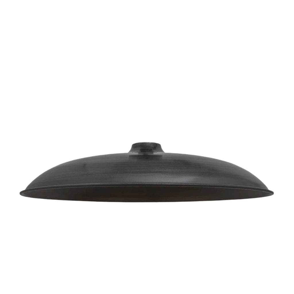 Brooklyn Giant Bowl Pendant - 24 Inch - Pewter