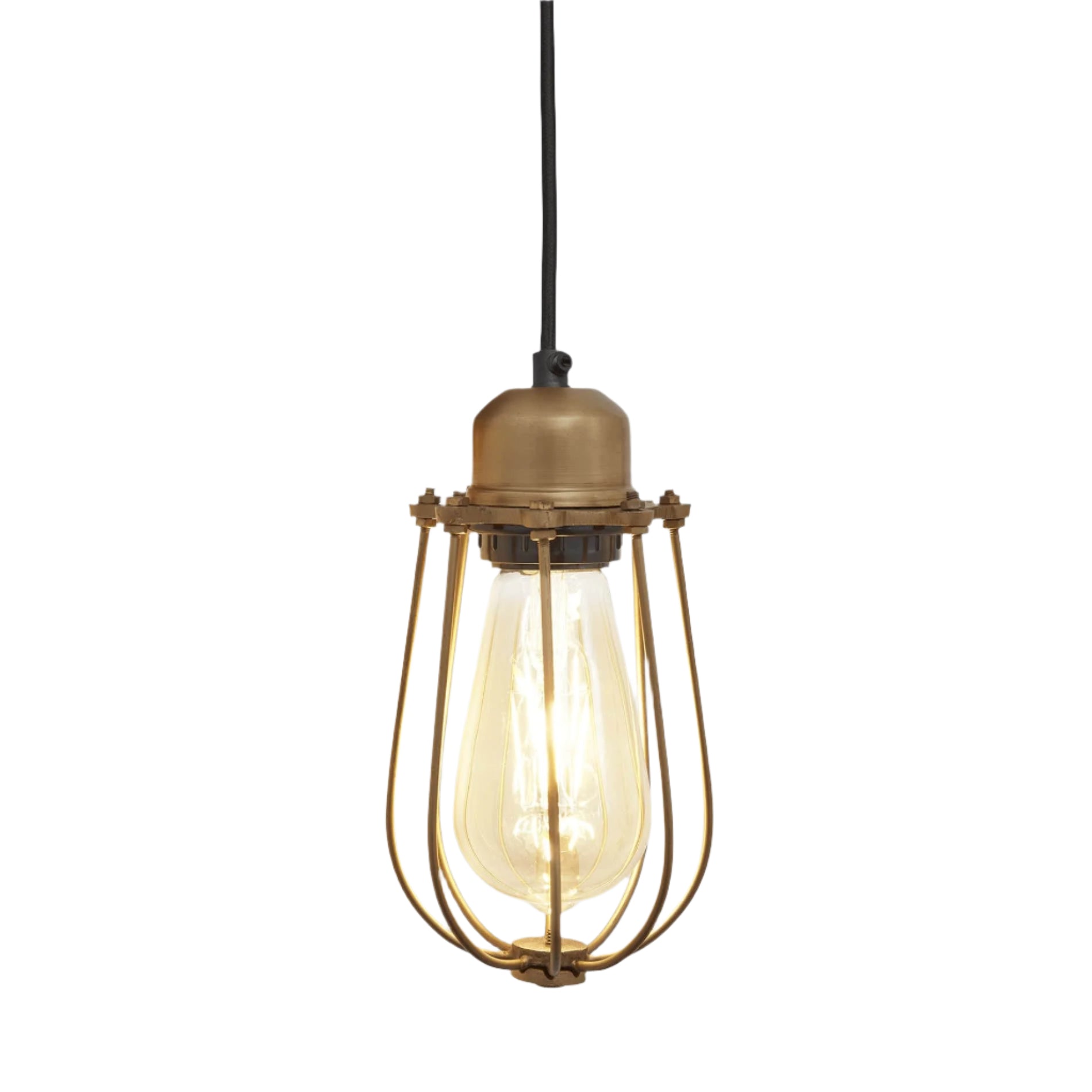 Orlando Wire Cage Pendant - 4 Inch