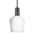 Sleek Opal Glass Schoolhouse Pendant Light - 5.5 Inch