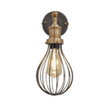 Brooklyn Balloon Cage Wall Light - 6 Inch