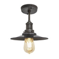 Brooklyn Flat Semi Flush Mount - 8 Inch