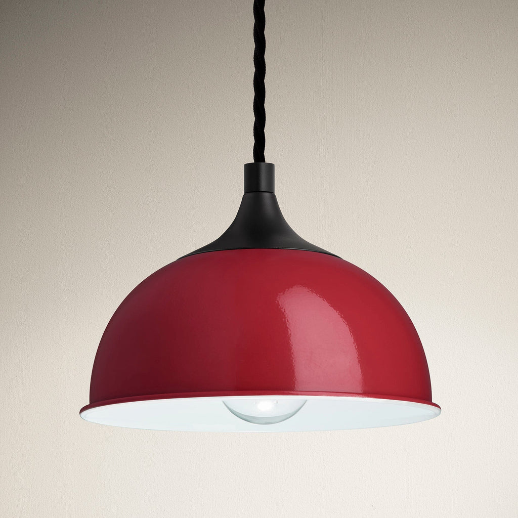 Chelsea Colourful Dome Pendant - 8 Inch