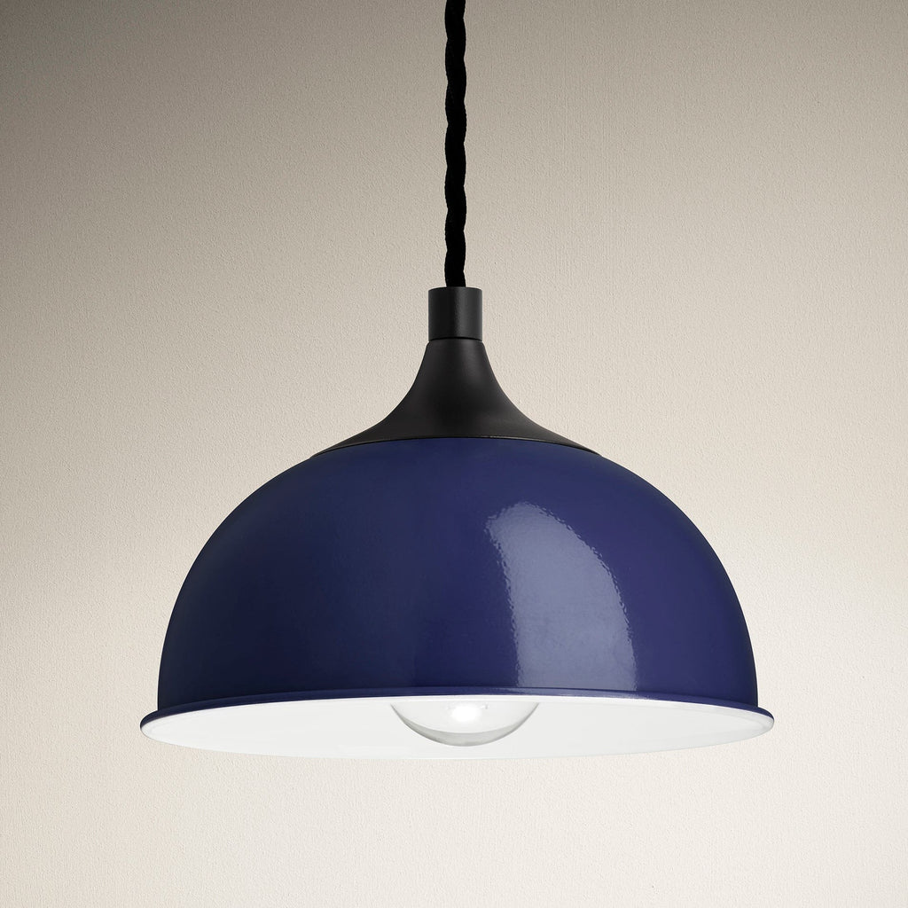 Chelsea Colourful Dome Pendant - 8 Inch