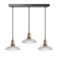 Brooklyn Glass Dome Wire Cluster Lights - 8 Inch