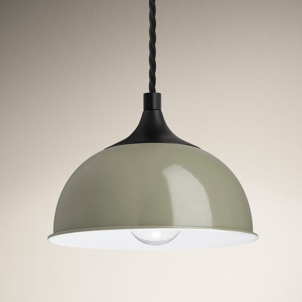 Chelsea Colourful Dome Pendant - 8 Inch
