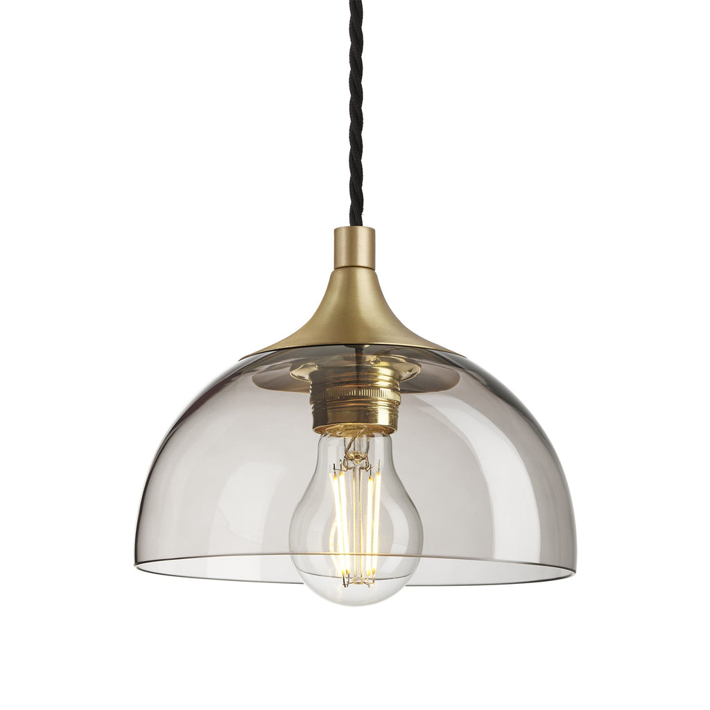 Chelsea Glass Dome Pendant - 8 Inch