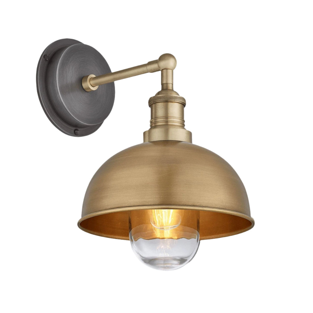 Brooklyn Outdoor & Bathroom Dome Wall Light - 8 Inch