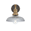 Brooklyn Glass Dome Wall Light - 8 Inch