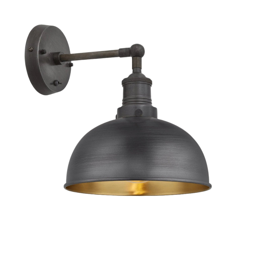 Brooklyn Dome Wall Light - 8 Inch