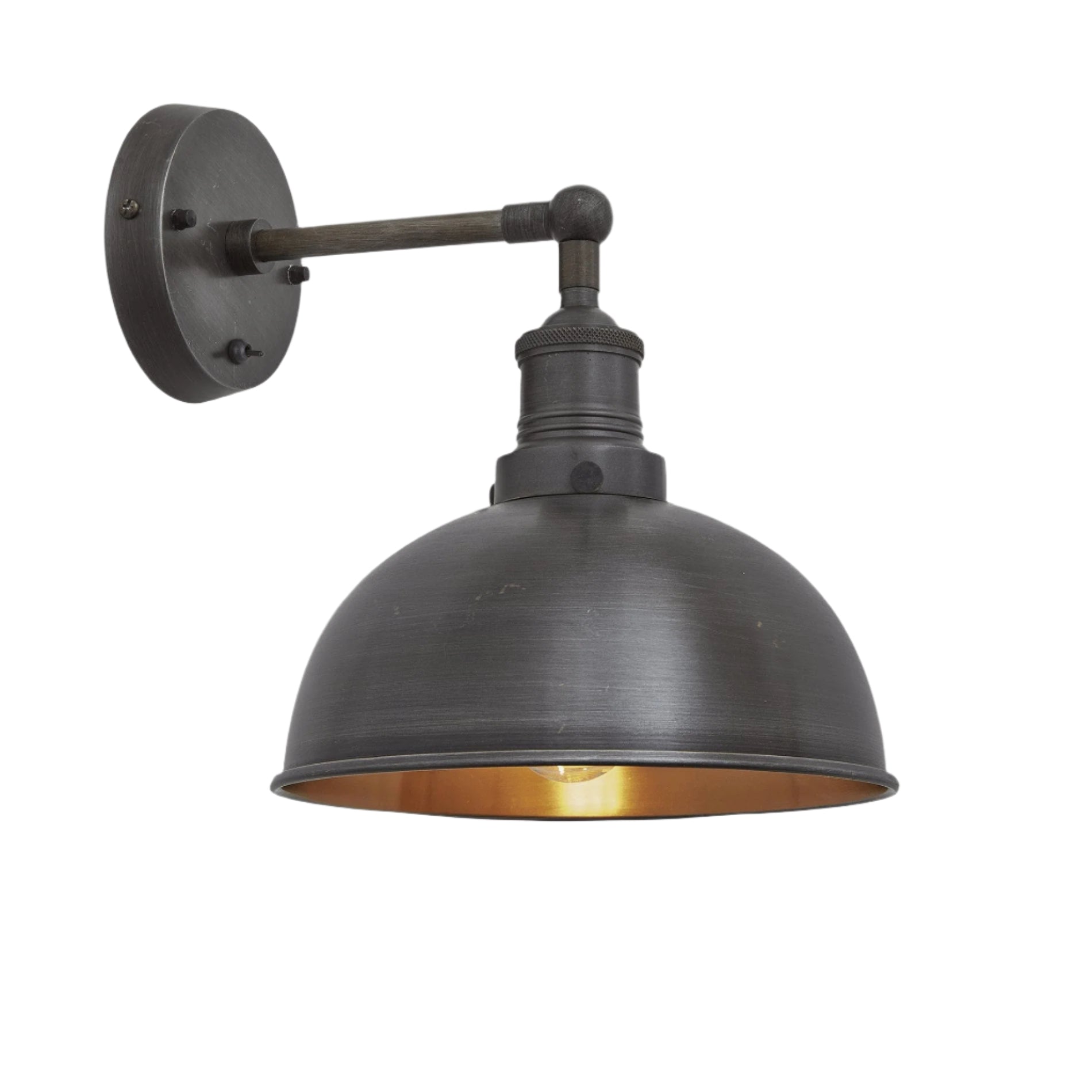 Brooklyn Dome Wall Light - 8 Inch
