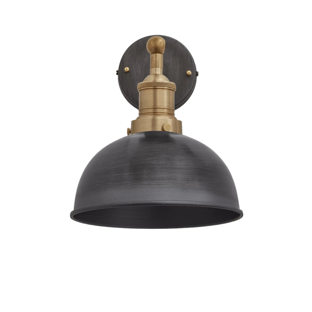 Brooklyn Dome Wall Light - 8 Inch