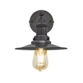 Brooklyn Flat Wall Light - 8 Inch - Pewter