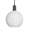Sleek Opal Glass Globe Pendant Light - 9 Inch