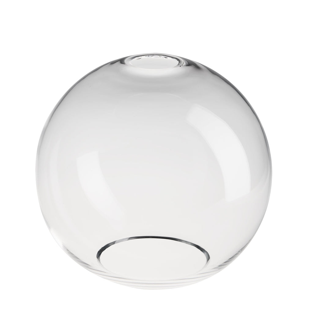 Albany Glass Globe Pendant Light - 9 Inch - Chain Holder