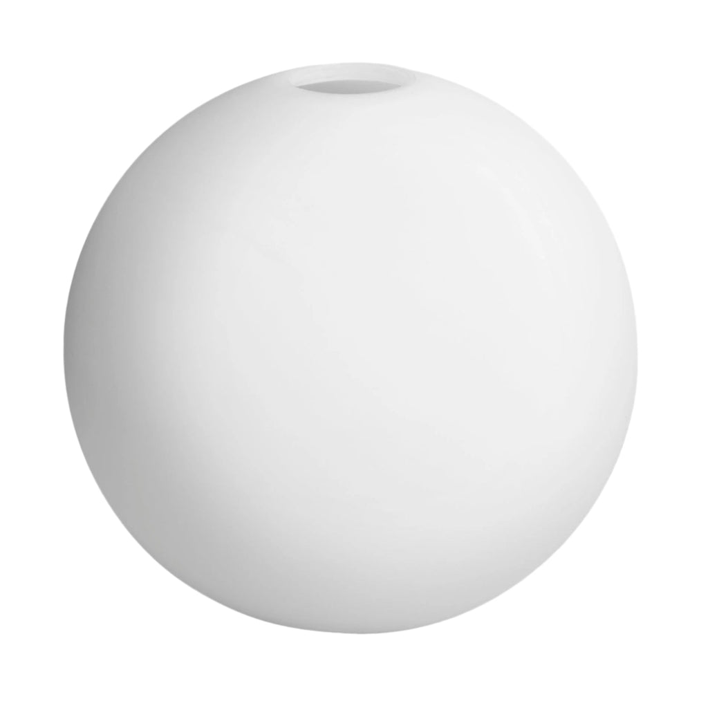 Sleek Opal Glass Globe Pendant Light - 9 Inch