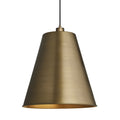 Albany Funnel Pendant - 16 inch - Brass