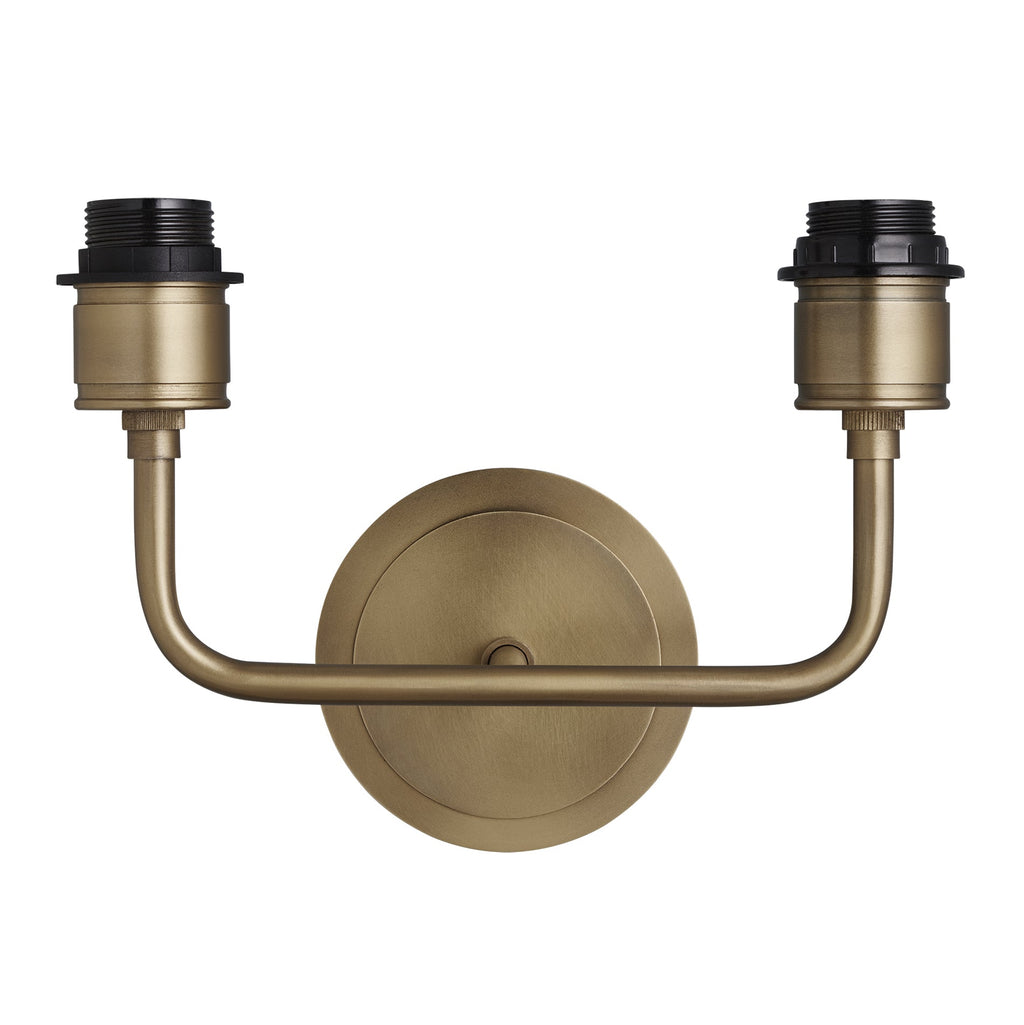 Albany Double Wall Light - Natural Cotton Shades