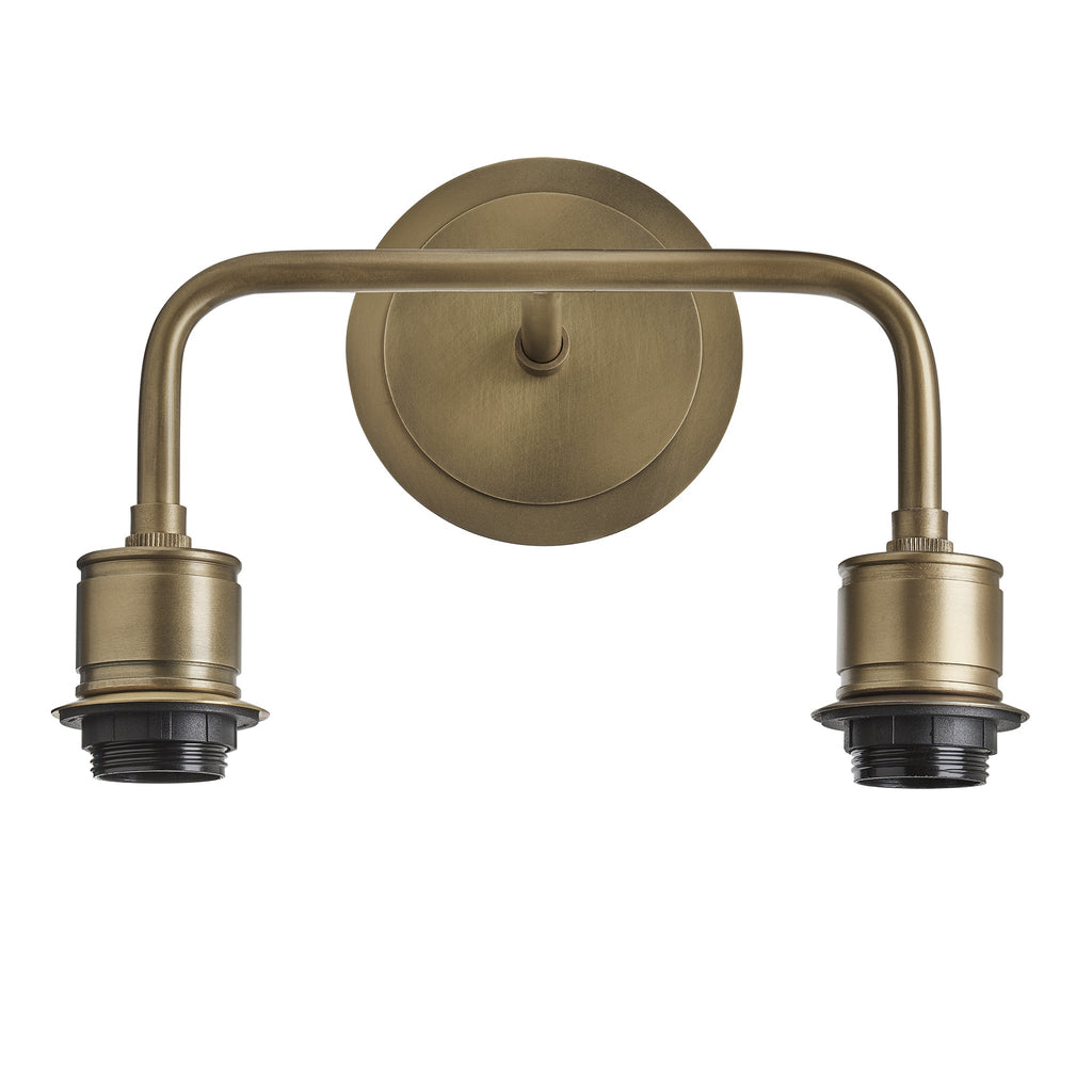 Albany Glass Schoolhouse Double Wall Light - 5.5 Inch