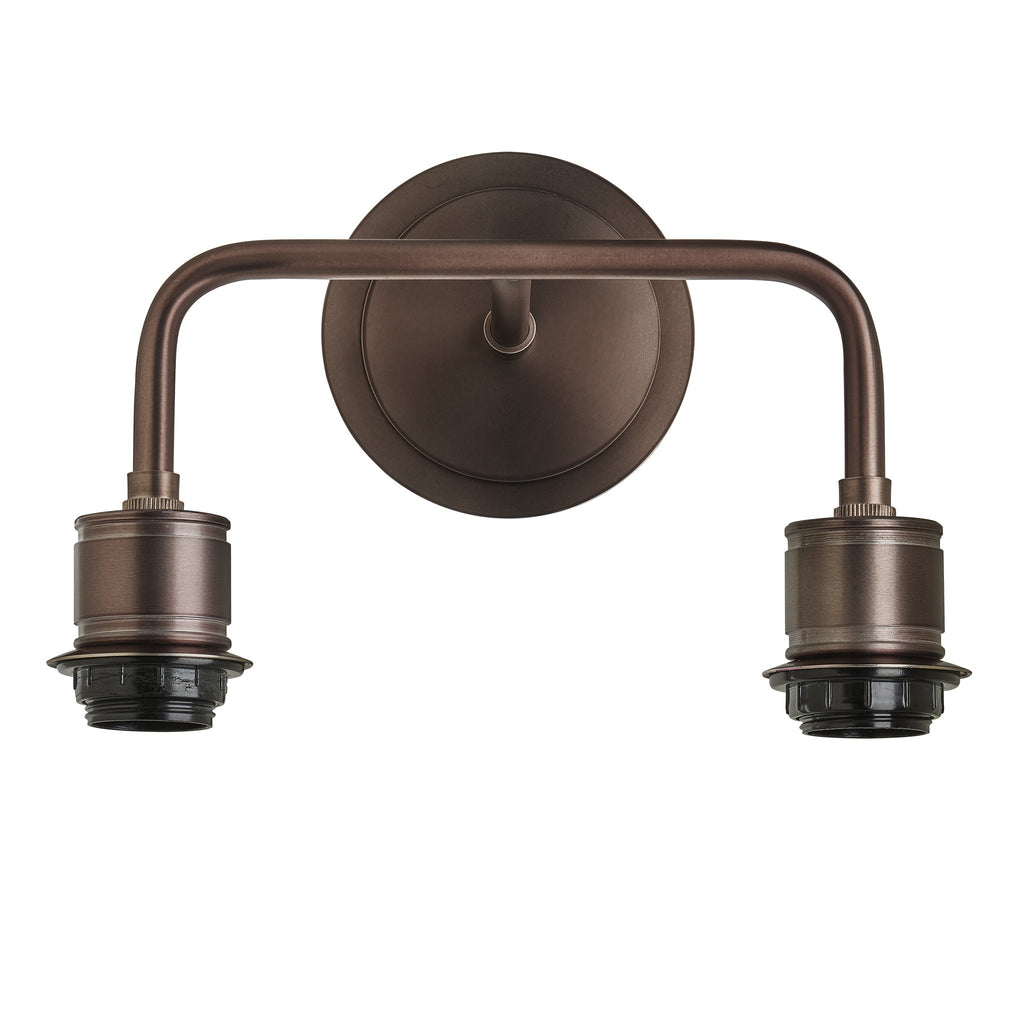 Albany Glass Schoolhouse Double Wall Light - 5.5 Inch