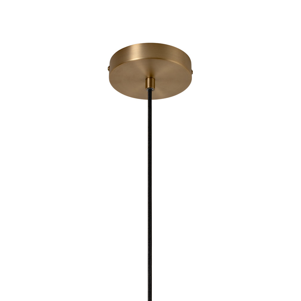 Burnham Fabric Dome Pendant Light- 20 Inch - Olive Green