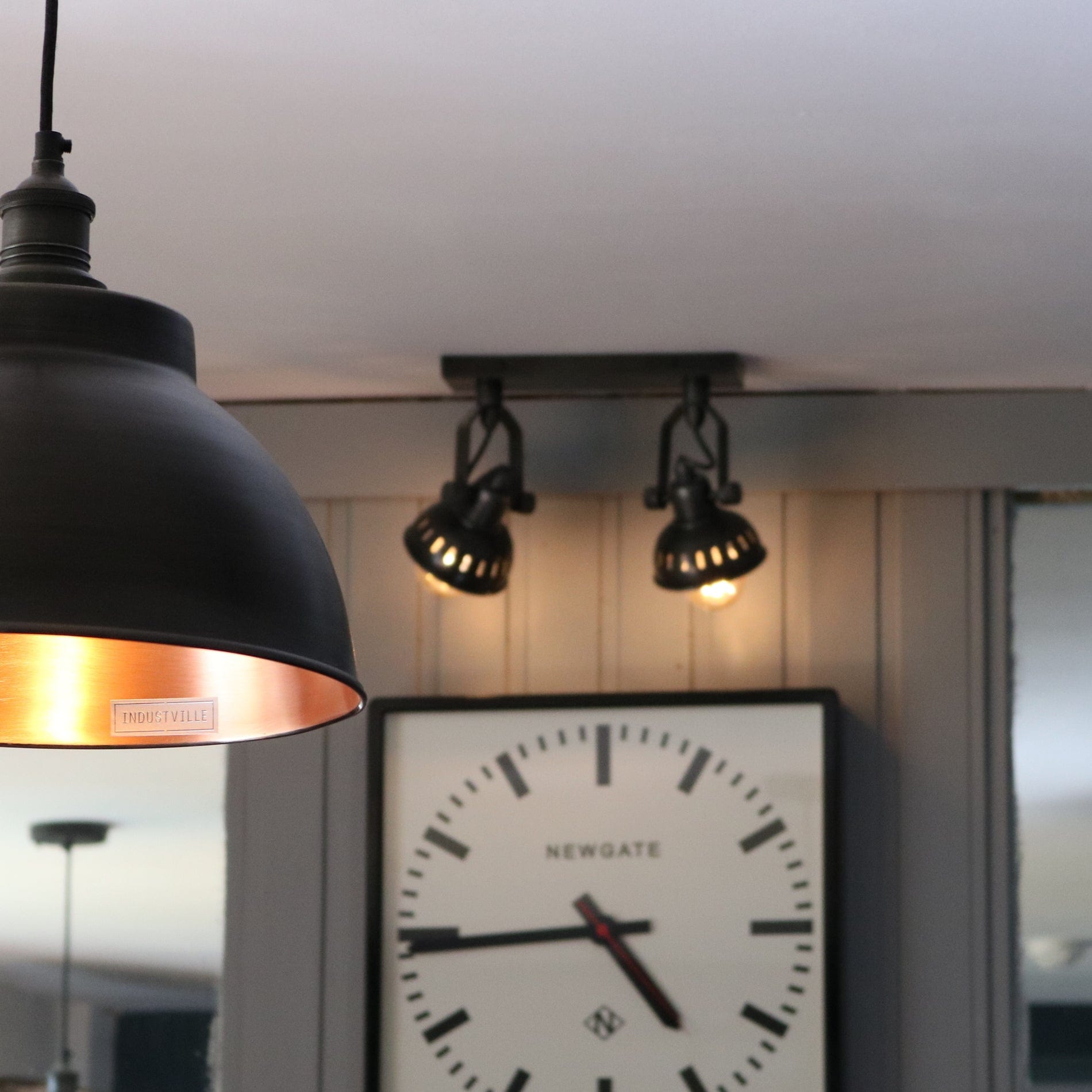 Swivel Spotlight Wall Light - Double