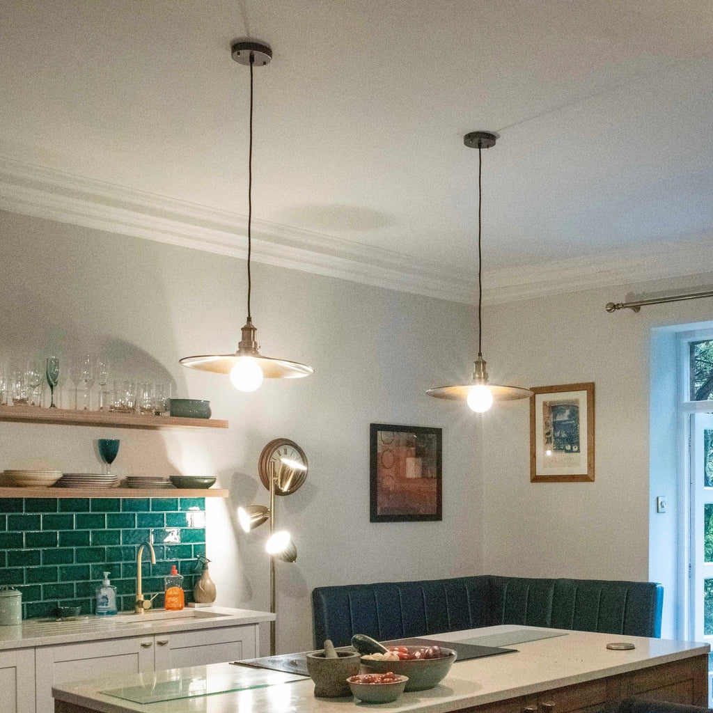 Brooklyn Flat Pendant Light - 15 Inch