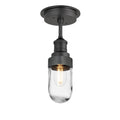 Brooklyn Outdoor & Bathroom Semi Flush Mount - Pewter