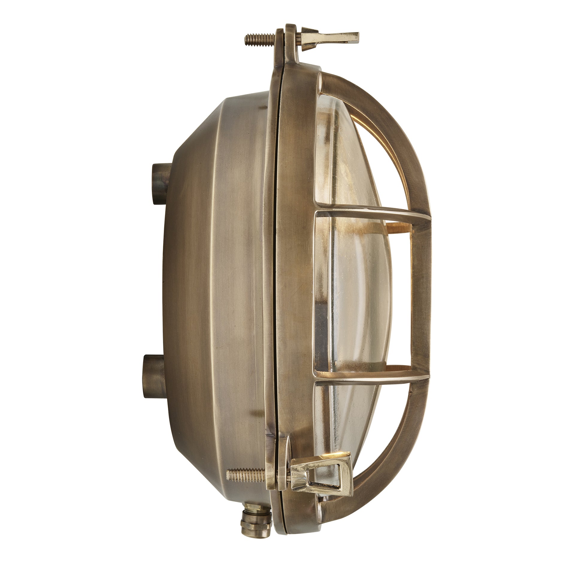 Bulkhead Outdoor & Bathroom Round Wall Light - 8 Inch