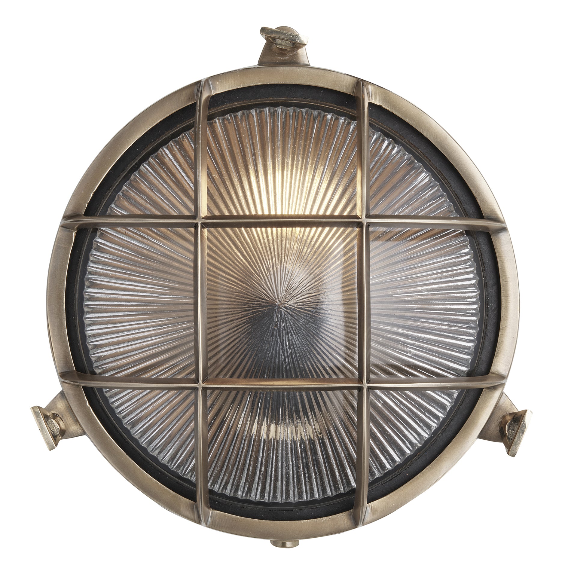Bulkhead Outdoor & Bathroom Round Wall Light - 8 Inch