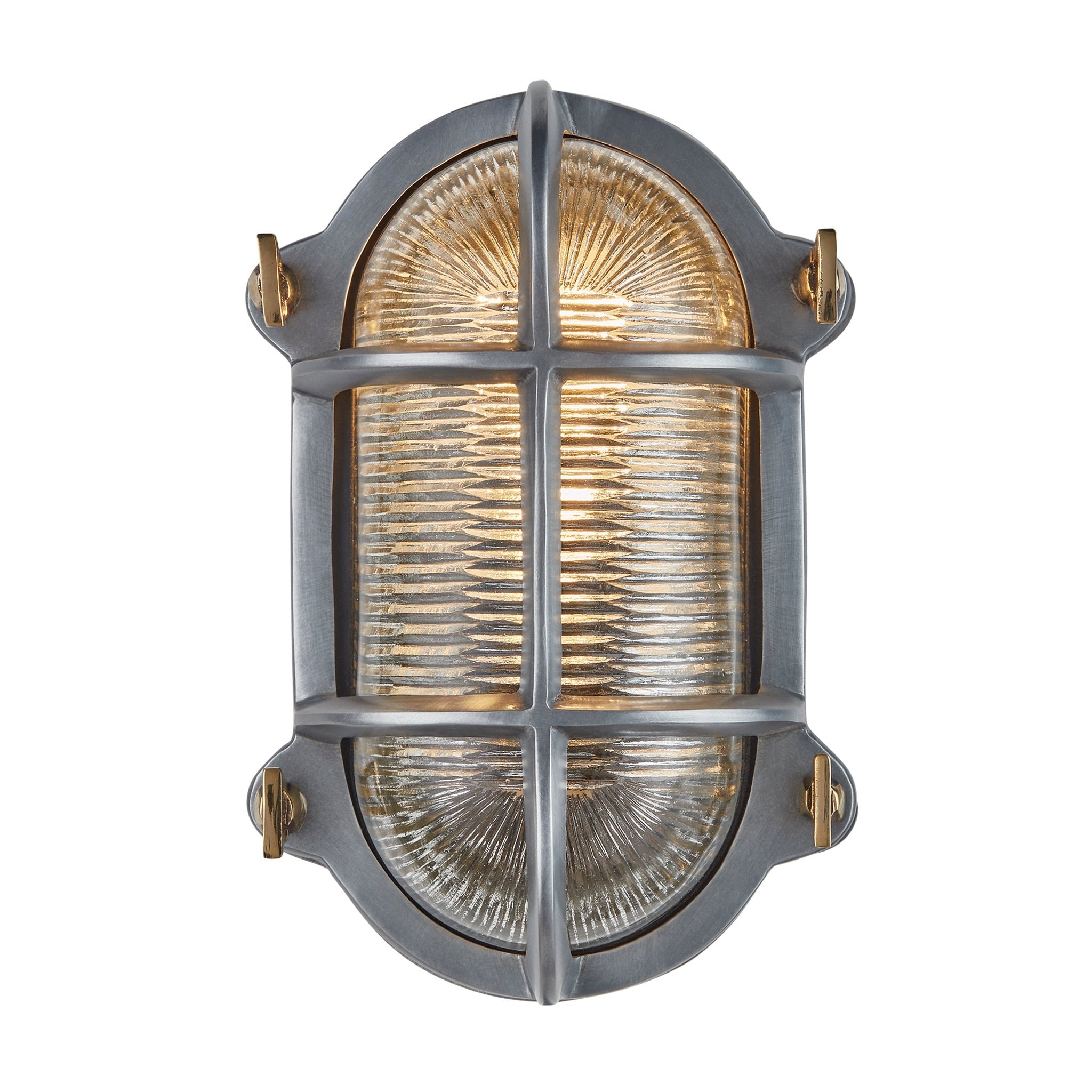 Bulkhead Outdoor & Bathroom Oval Wall Light - 6 Inch