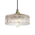 Chelsea Glass Dish Pendant Light - 8 Inch - Clear