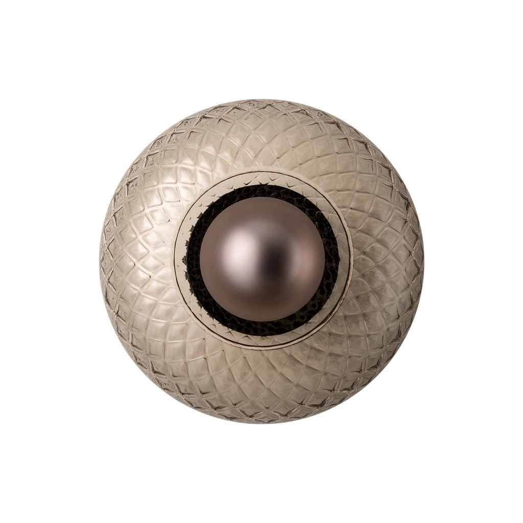 Chelsea Glass Round Diffuser Wall Light  - Mocha