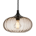 Chelsea Textured Glass Round Pendant Light - 10 Inch