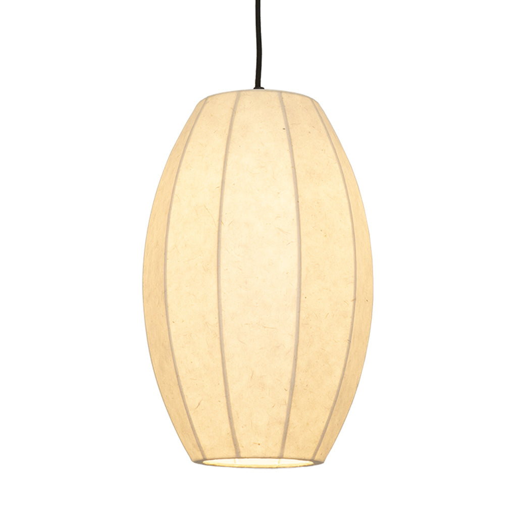 Chepstow Drop Paper Pendant Light - Ivory