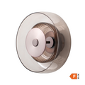 Selby Layered Glass Round Diffuser Wall Light - Bronze