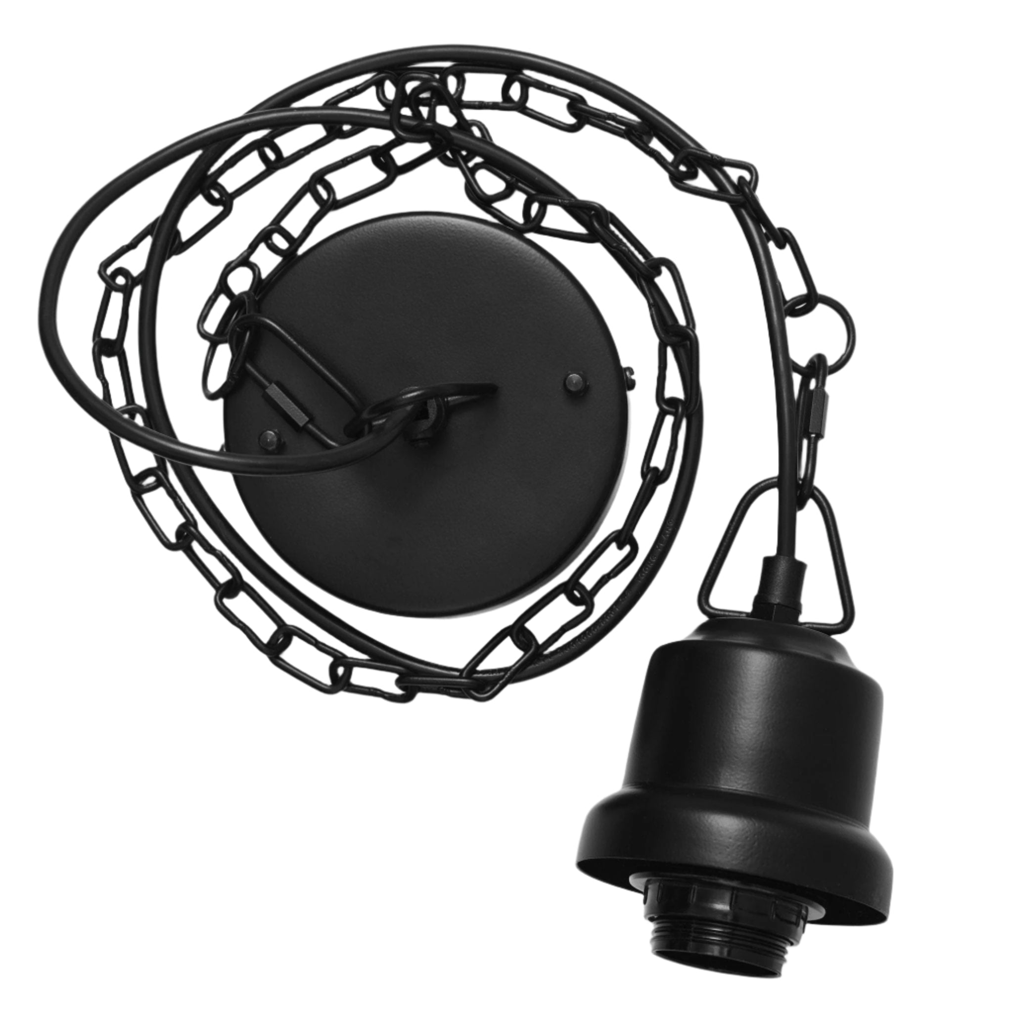 Brooklyn Step Pendant Light - 16 Inch - Chain Holder
