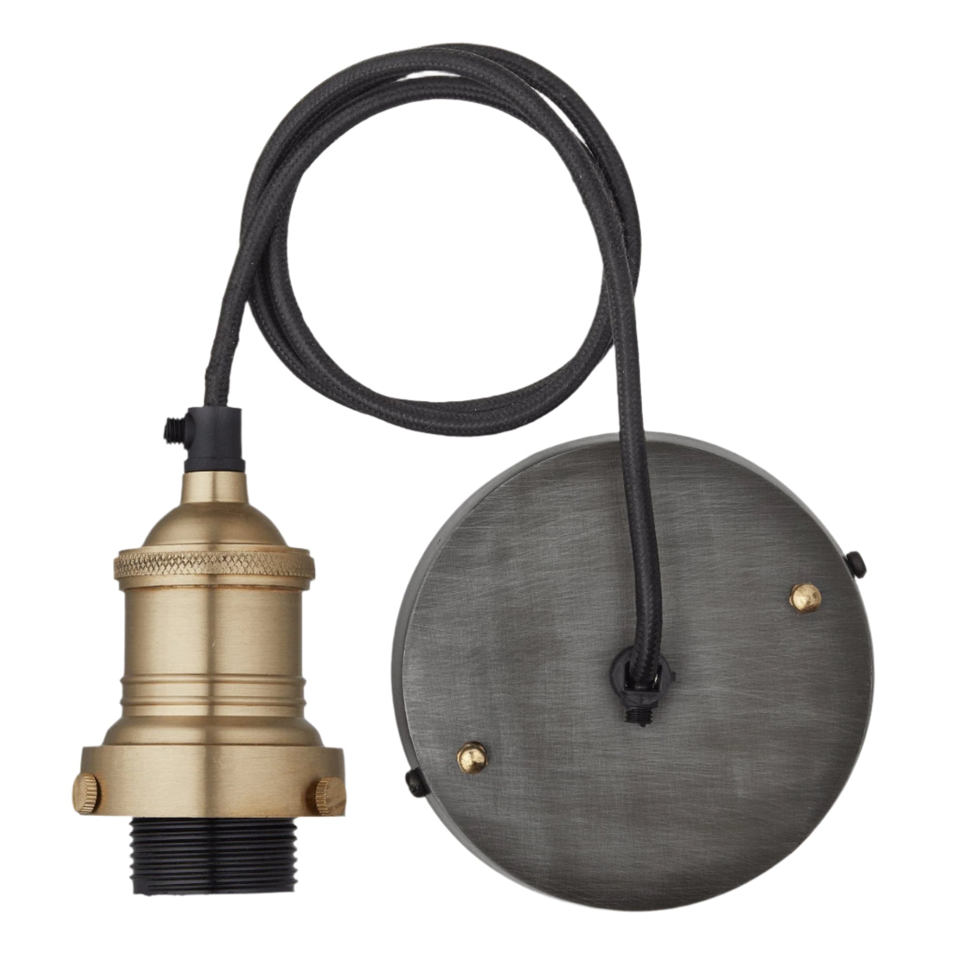 Brooklyn Giant Step Pendant - 18 Inch - Pewter