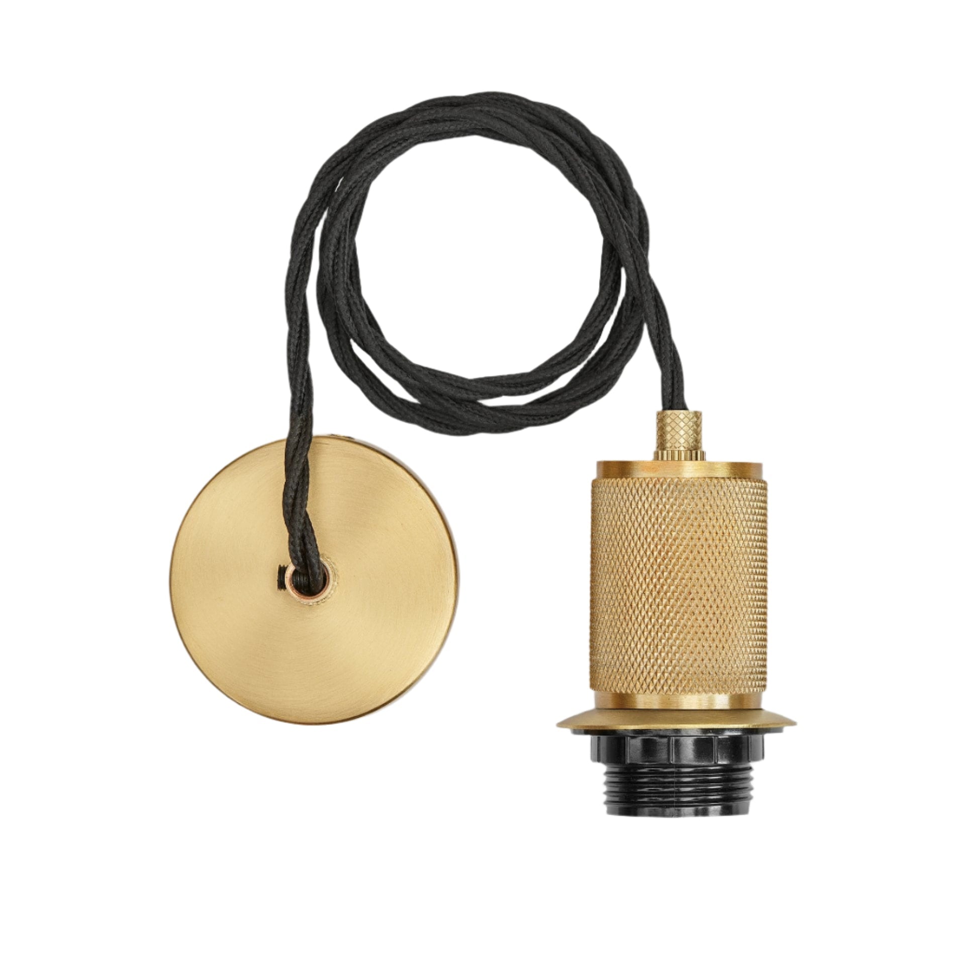 Knurled Dome Pendant Light - 8 Inch